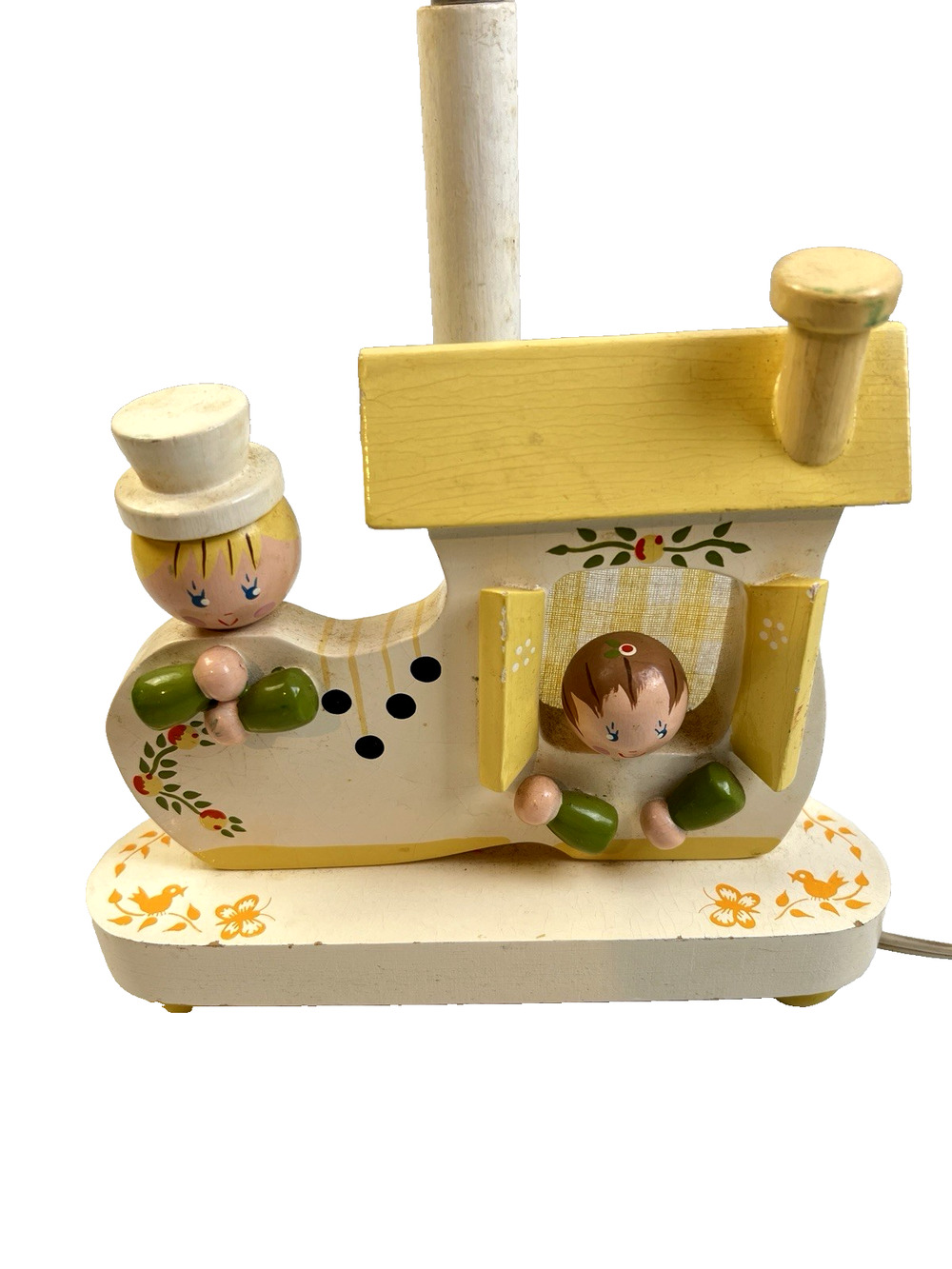 Vintage Lamp Nursery Originals Old Woman That Lived In A Shoe Light & Nightlight